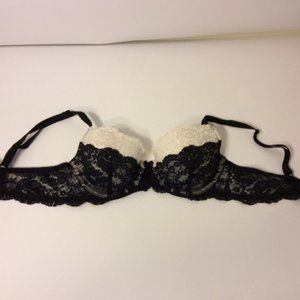 LAST CHANCE - Victoria Secret Black & White Lace Bra 34B